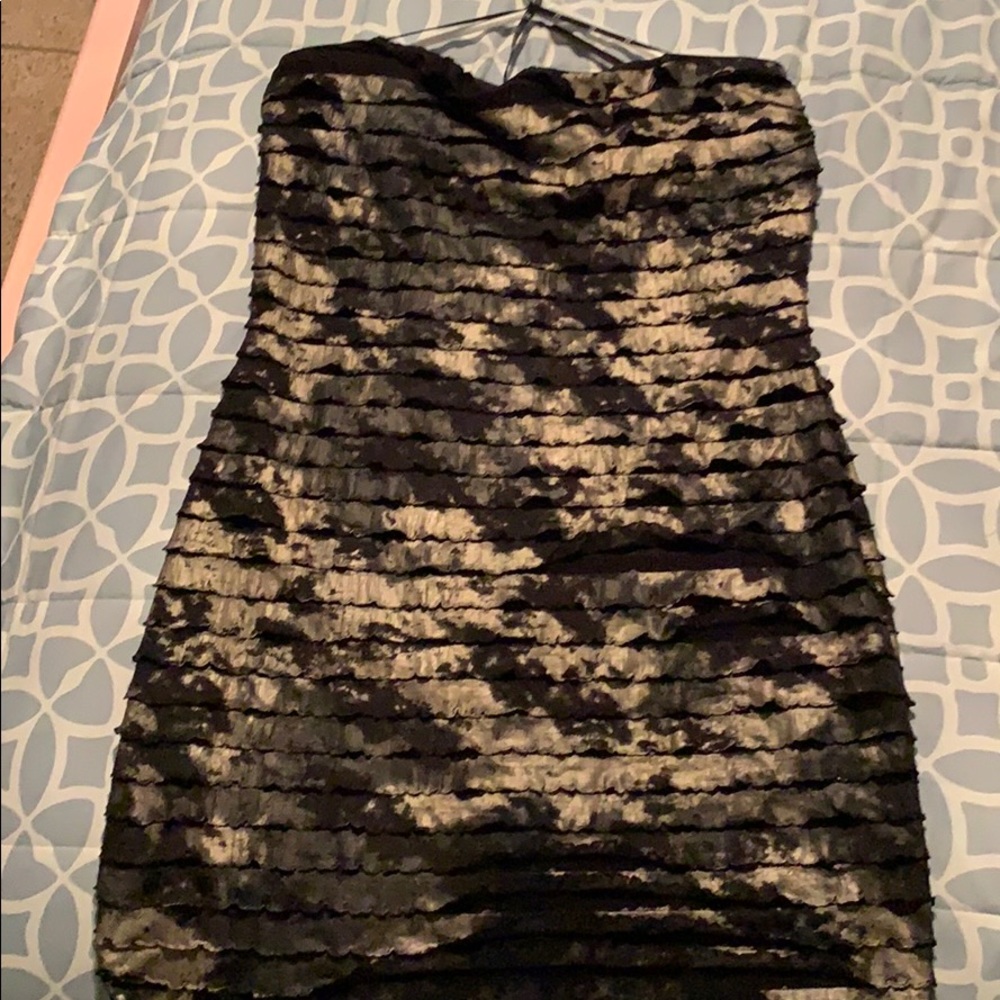 Xl dress strapless about mid thigh in length